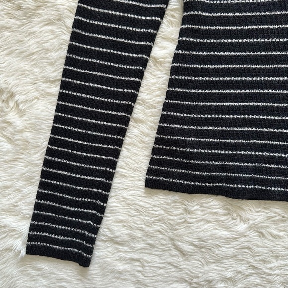 Rebecca Taylor Sweater Mock Neck Ruffle Turtleneck 100% Merino Wool Pullover L - Picture 7 of 12